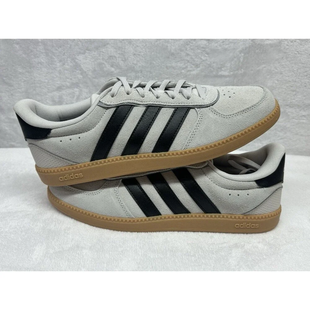 Adidas Breaknet Sleek Sneakers Women’s 9.5 White Black Gum Sole Casual Shoes